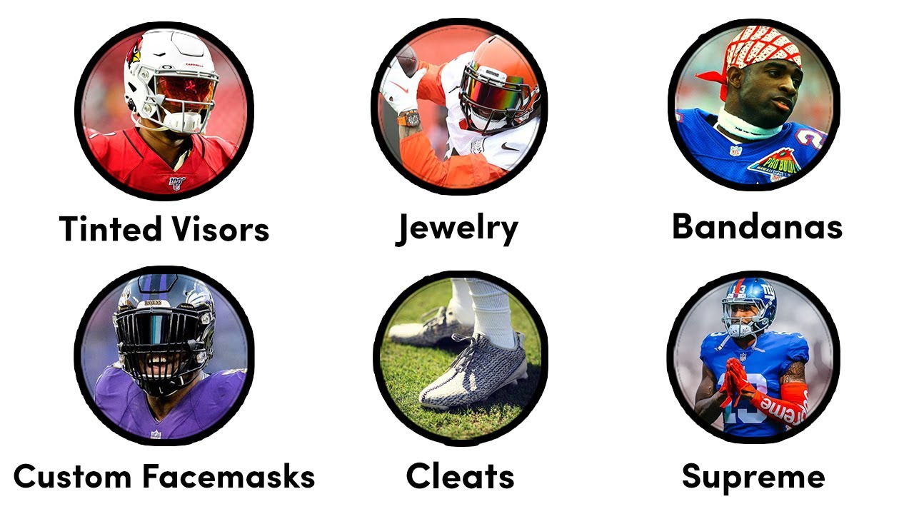 Every Banned Accessory in NFL Explained in 16 Minutes