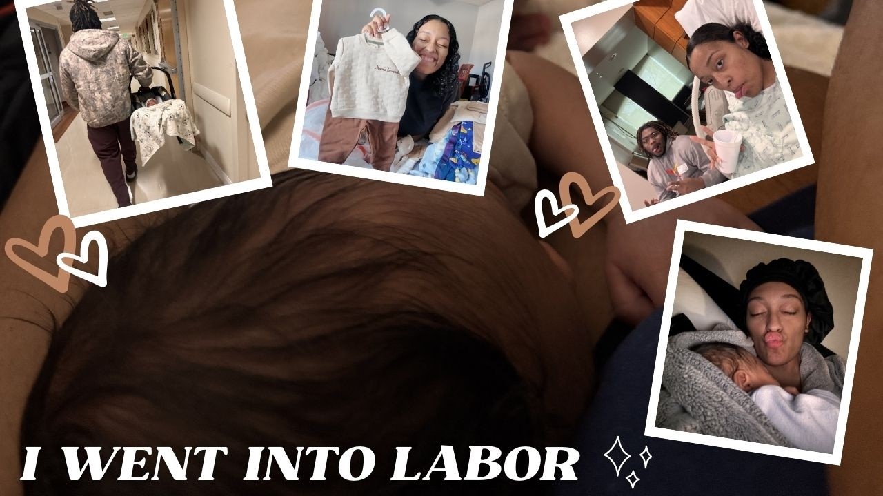 I WENT INTO LABOR | nesting postpartum + learning to breastfeed