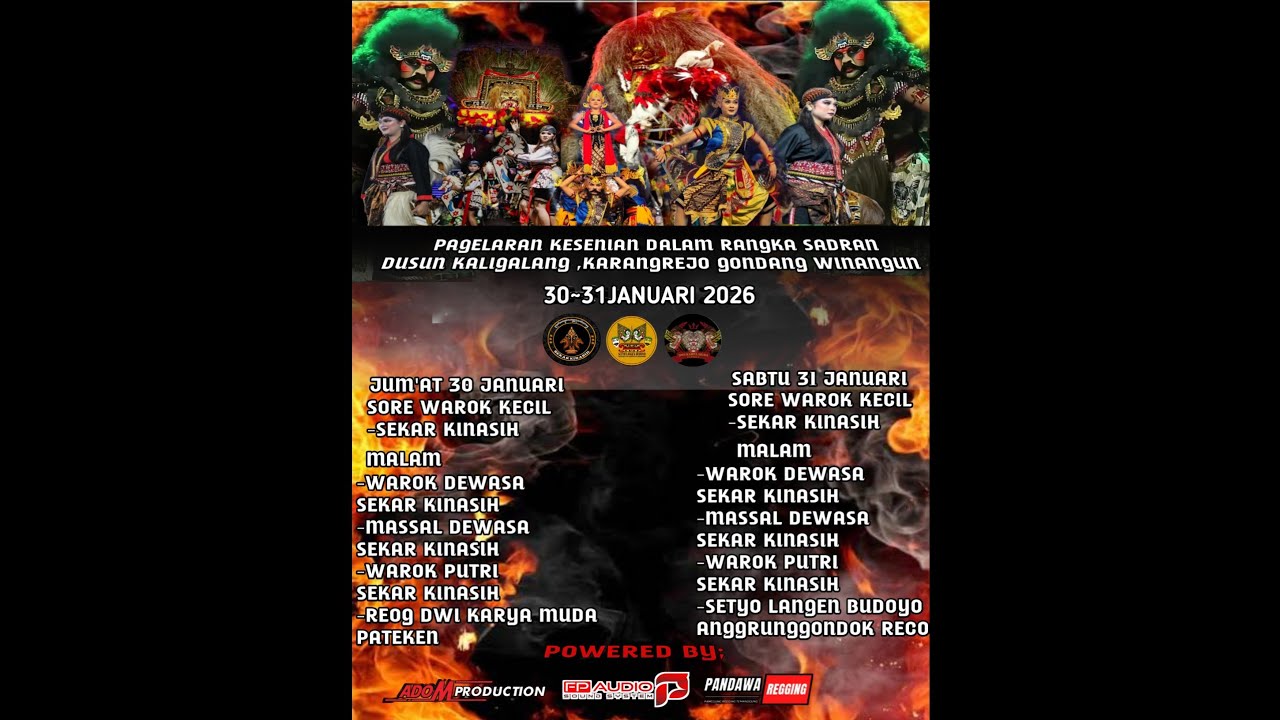 WAROK SRIKANDI (SEKAR KINASIH) KALIGALANG DALAM RANGKA SADRANAN H-2