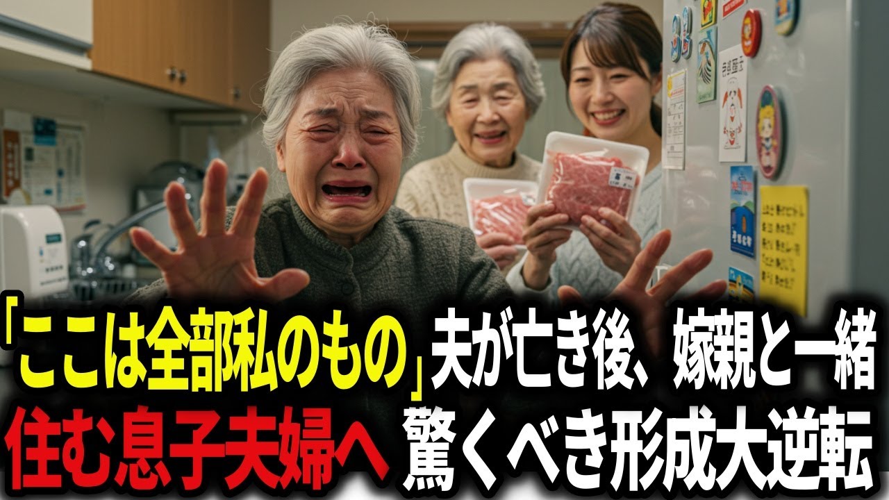 「全部私のもの」夫の死後、嫁親と一緒に住む息子夫婦が震撼した大逆転劇