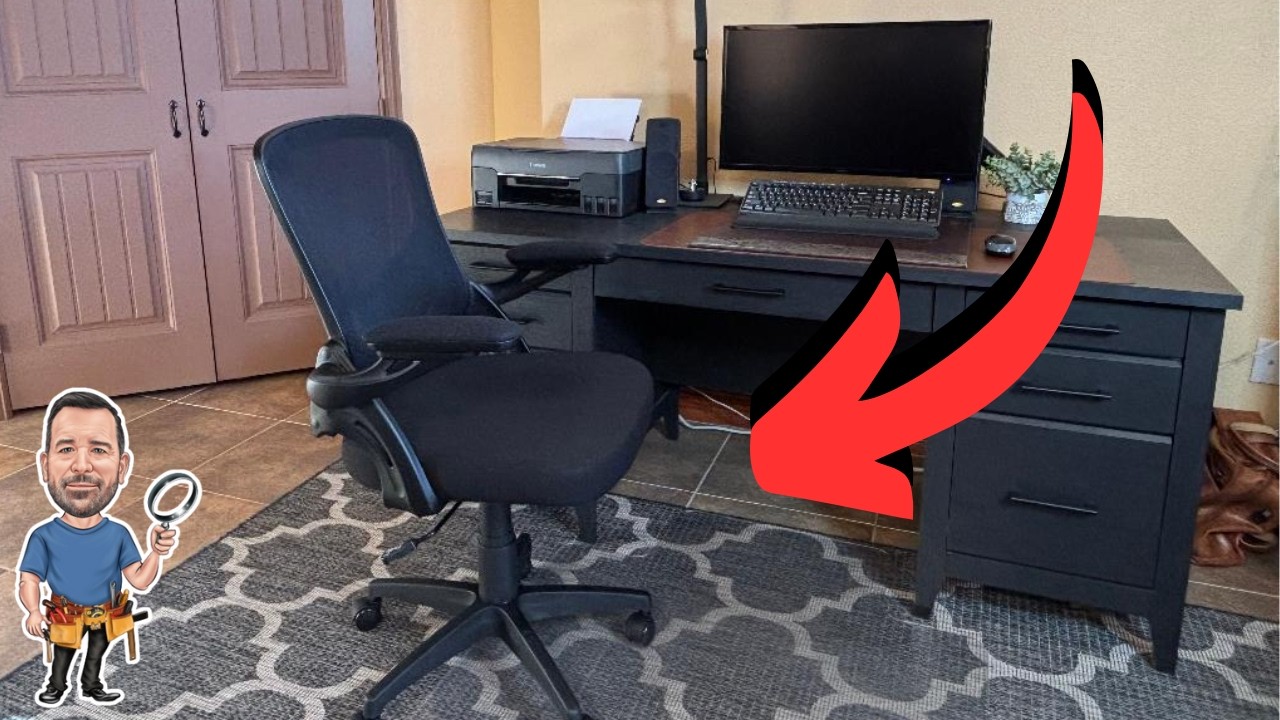 Soxiar Office Chair, Adjustable Lumbar Support, & Flip-up Armrest Overview #ad #amazoninfluencer