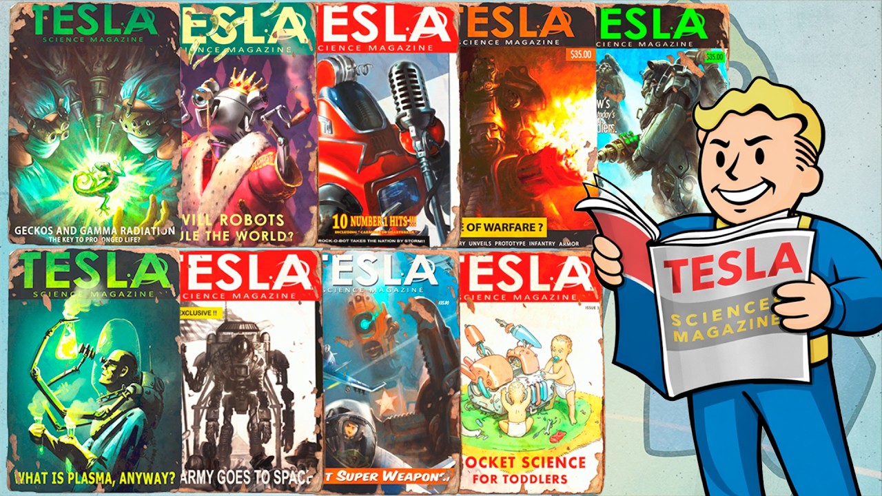 NÃO DEIXE NENHUMA REVISTA CIÊNCIAS DE TESLA PARA TRÁS | TODAS AS LOCALIZAÇÕES – FALLOUT 4
