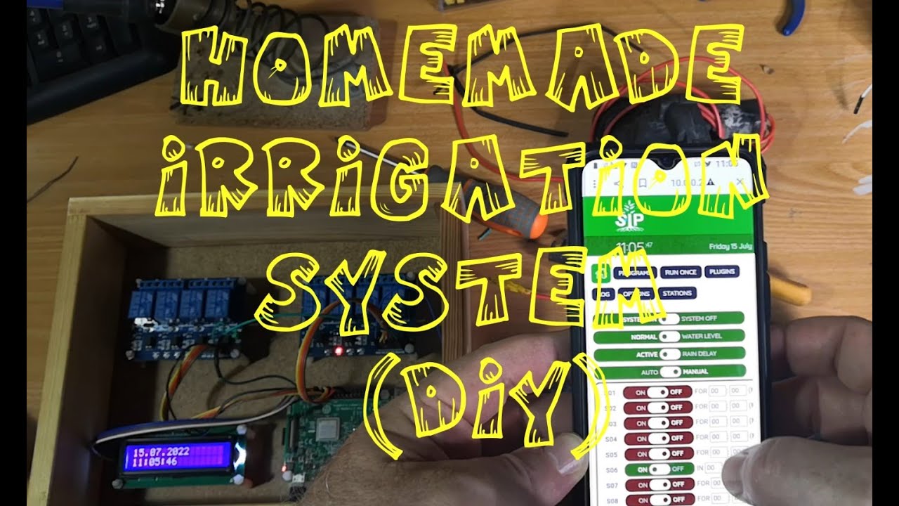 Homemade Irrigation System (DIY) - Automatic Watering System based on Raspberry PI