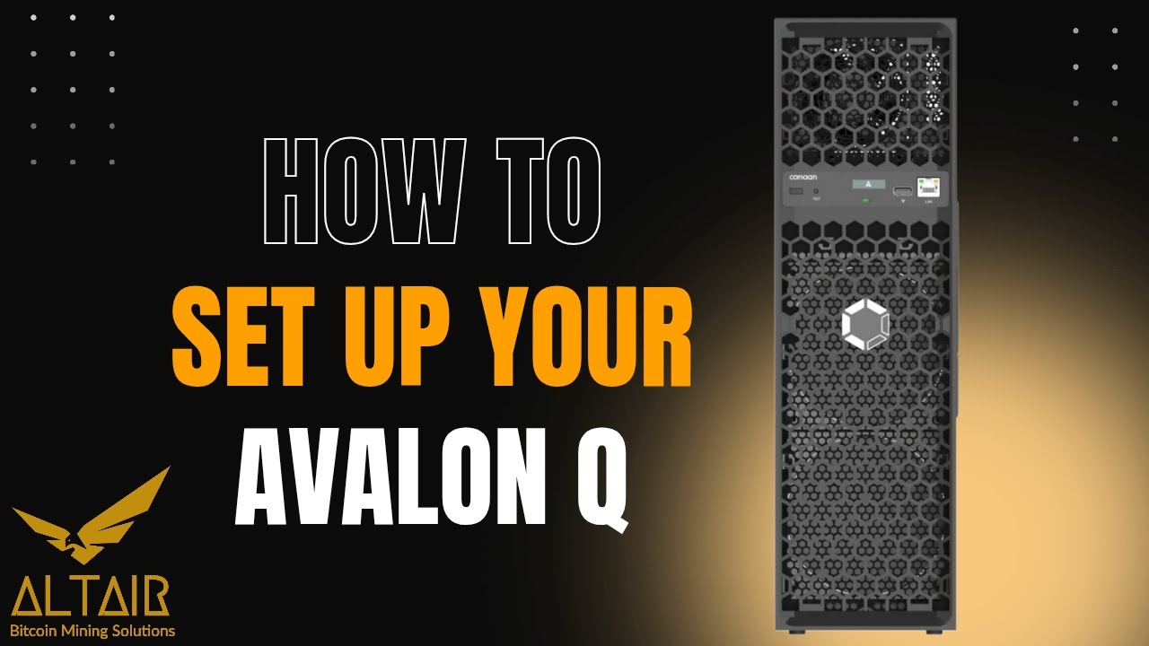 Setting Up The Best Home Bitcoin Miner - The Avalon Q (Complete Beginner Guide)