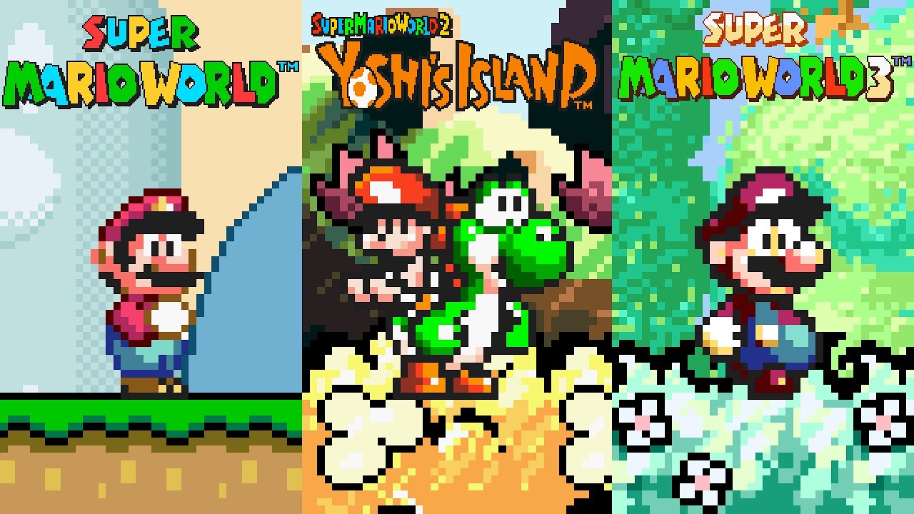 Super Mario World 3 (SNES) - New Sequence (Hack Rom). ᴴᴰ