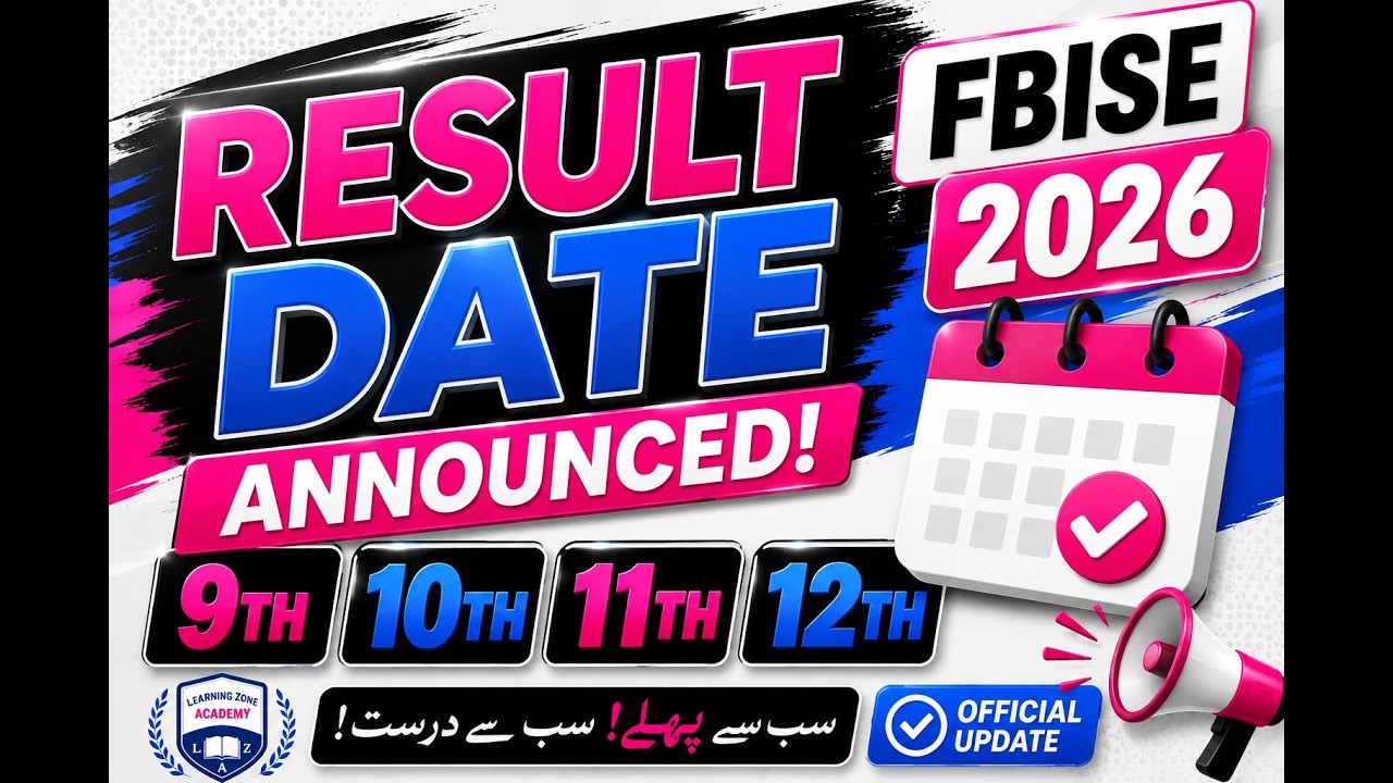 FBISE Result Date 2026 Finally Announced? | 9th 10th 11th 12th Latest Update