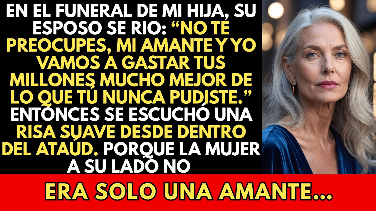 Mi hija murió y dejó millones — En el funeral, su esposo se rio: “Cuando mi amante y yo…”