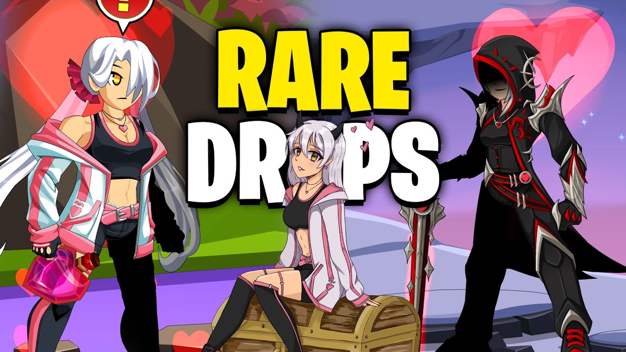 Rare DROPS! Hero's Heart Day 💕 2025! AQW
