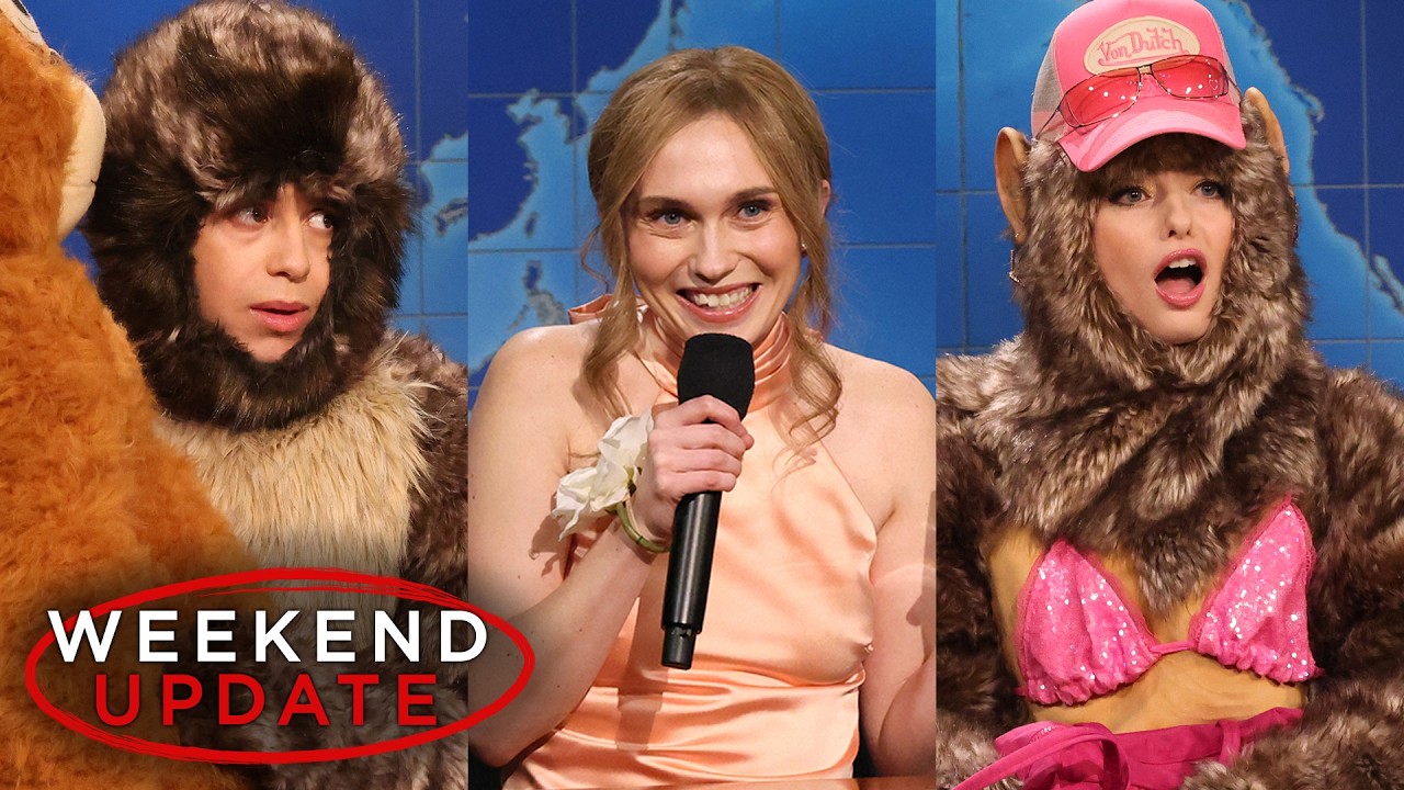 Weekend Update ft. Sarah Sherman, Marcello Hernández and Veronika Slowikowska - SNL