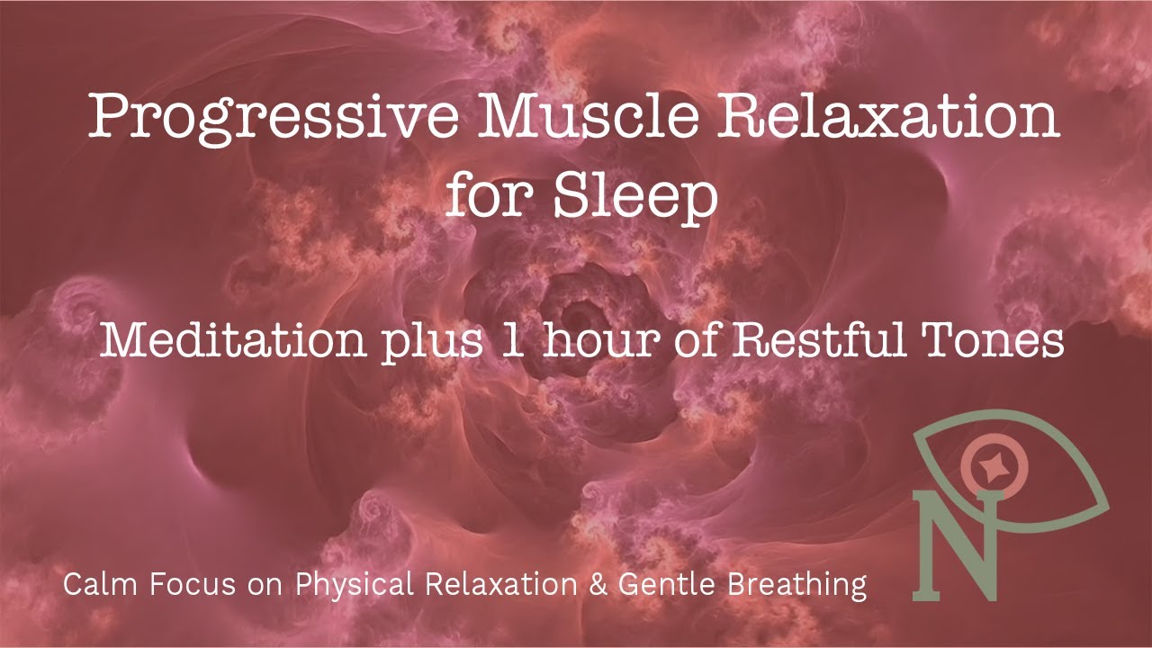 Sleep Muscle Relaxation Meditation | British Female Voice | Calming Sounds