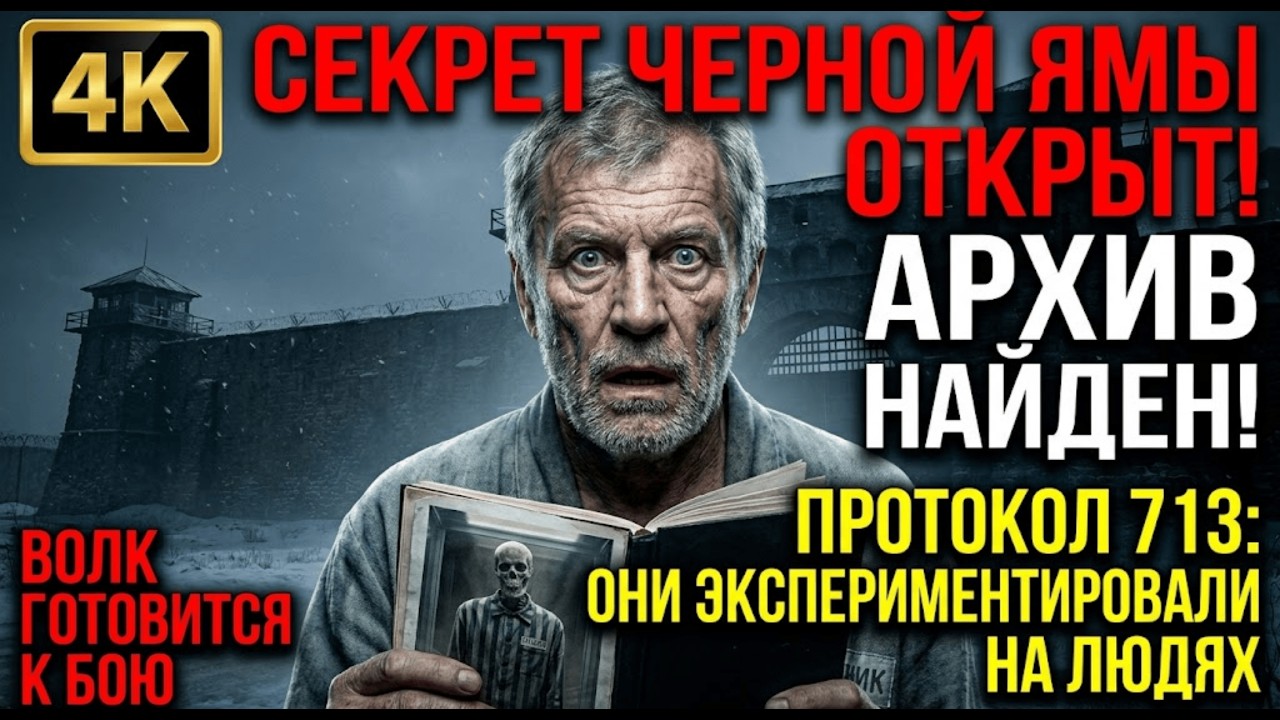 🐺 СЕКРЕТ ЧЕРНОЙ ЯМЫ: ЧТО СКРЫВАЛ 🔒 МОЛЧАЛИВЫЙ ВОЛК В САМОМ СЕРДЦЕ ТЮРЬМЫ?