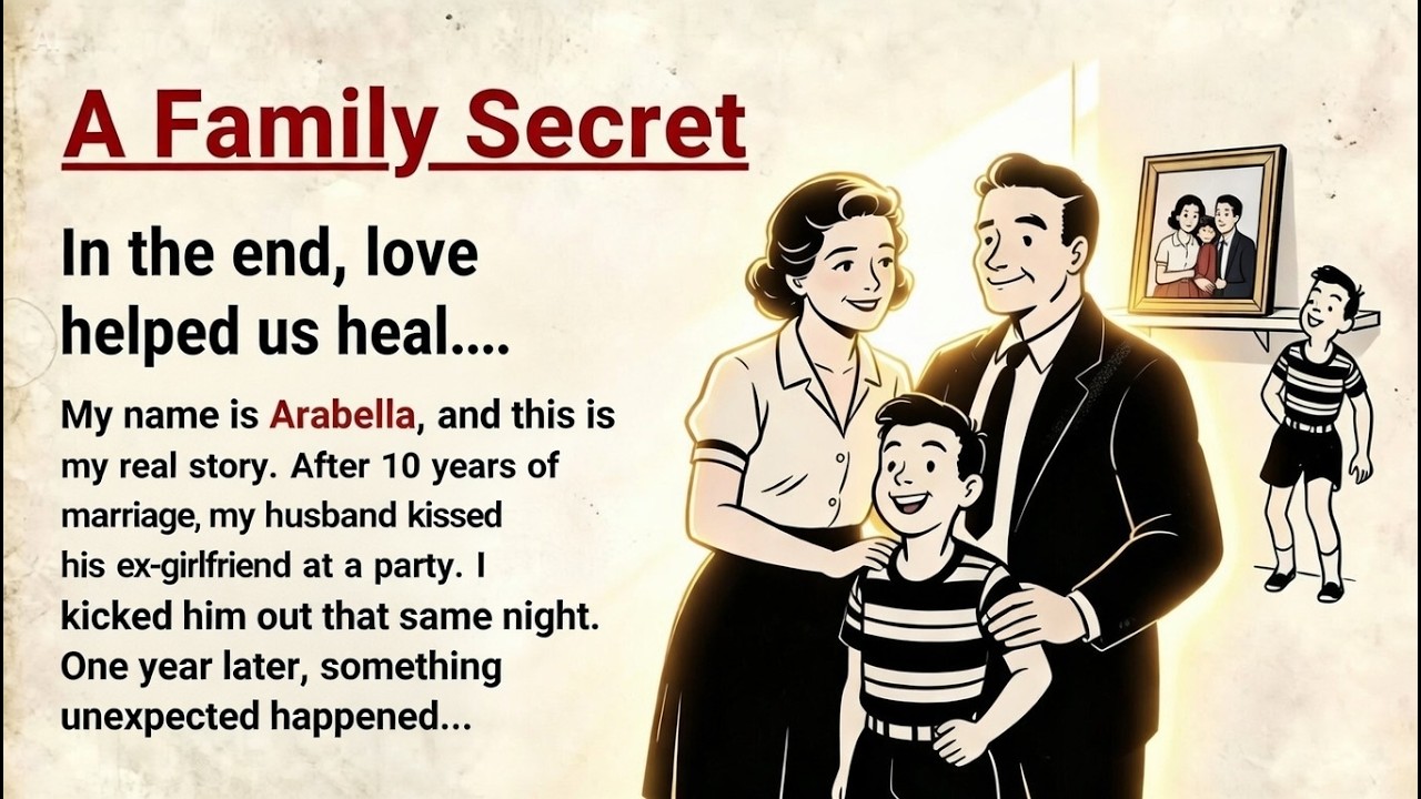 Learn English through Stories Level 3 ⭐ A Family Secret - Emotional English Story for Listening