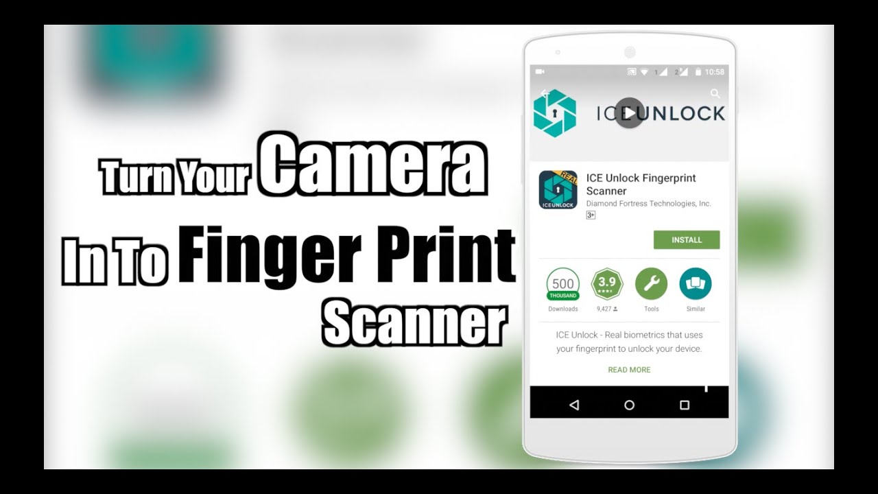 Convert Your Phone's Camera Into a Fingerprint Scanner