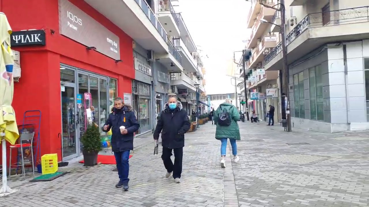Grevena walking tour - Greece 4K