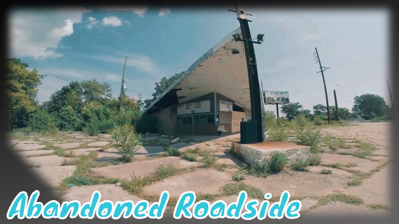 Inside Abandoned Places Roadside Gas Stations Gary Indiana - Urbex Remix