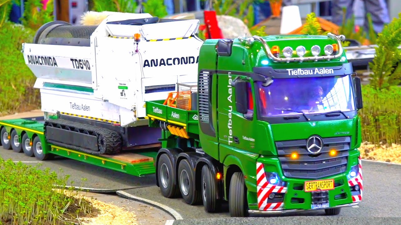 MEGO XXXL COLLECTION, BEST OF RC TRUCKS, RC HYDRAULIC MACHINES IN MOTION, RC TRACTOR AND DUMP TRUCKS