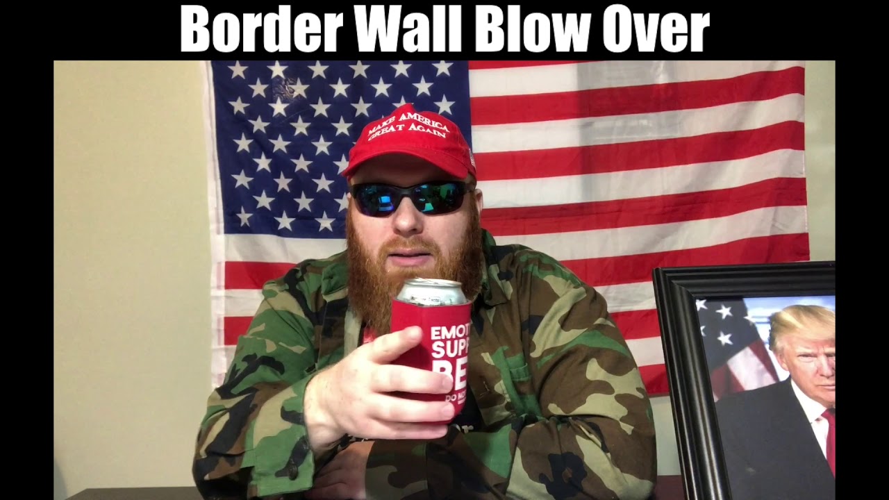 Border Wall Blow Over