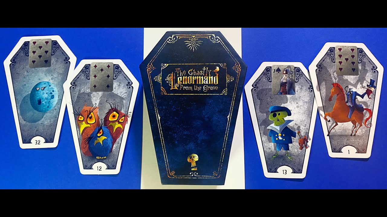 The GHASTLY Lenormand from the GRAVE - full flip through