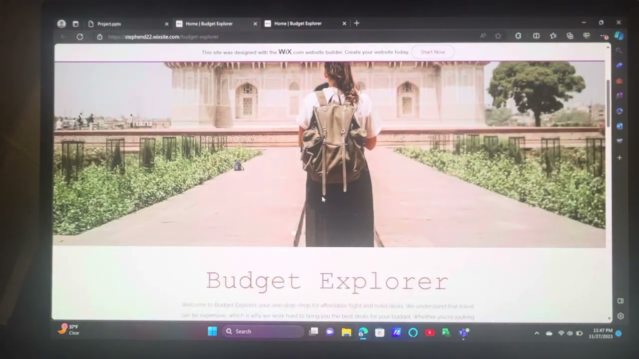Budget Explorer Process Pitch