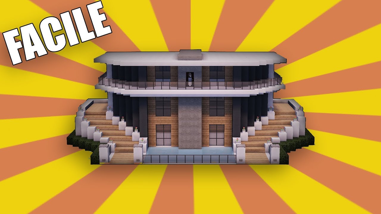 COME COSTRUIRE UNA VILLA MODERNA PAZZESCA! - Minecraft Tutorial [FACILE]