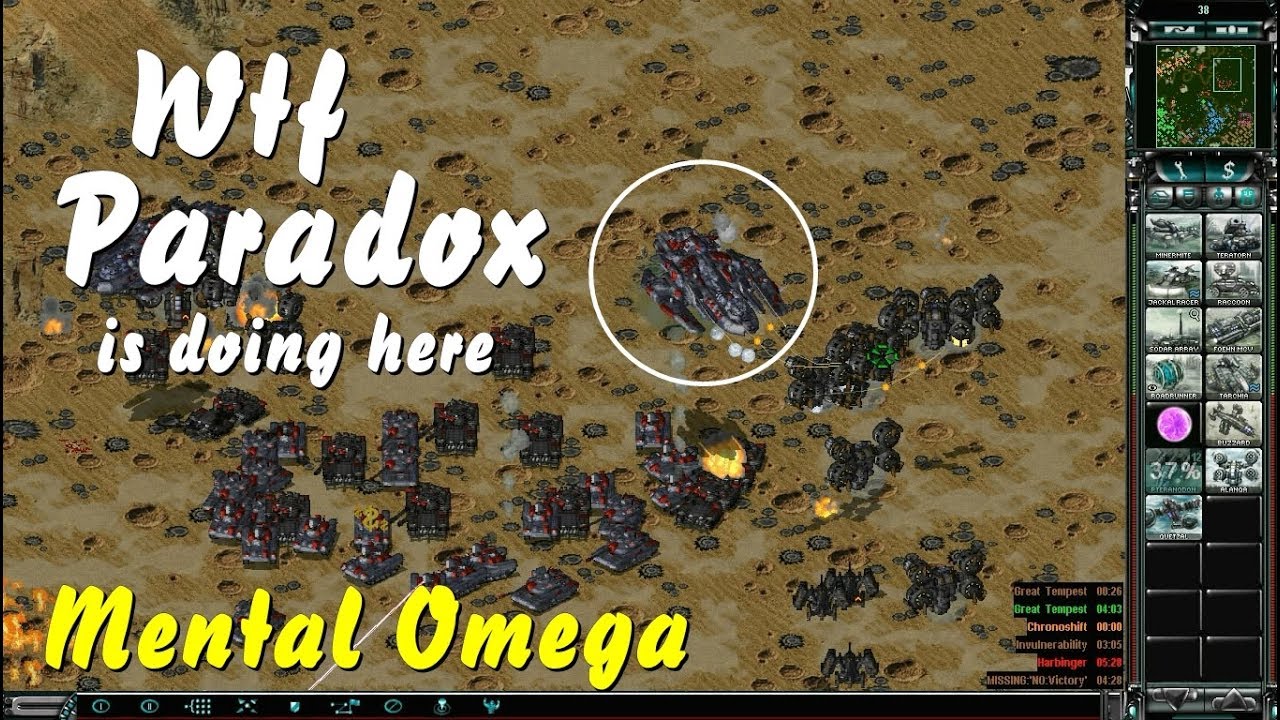Red Alert 2 | Mental Omega - Paradox Engine in Mental Challenge