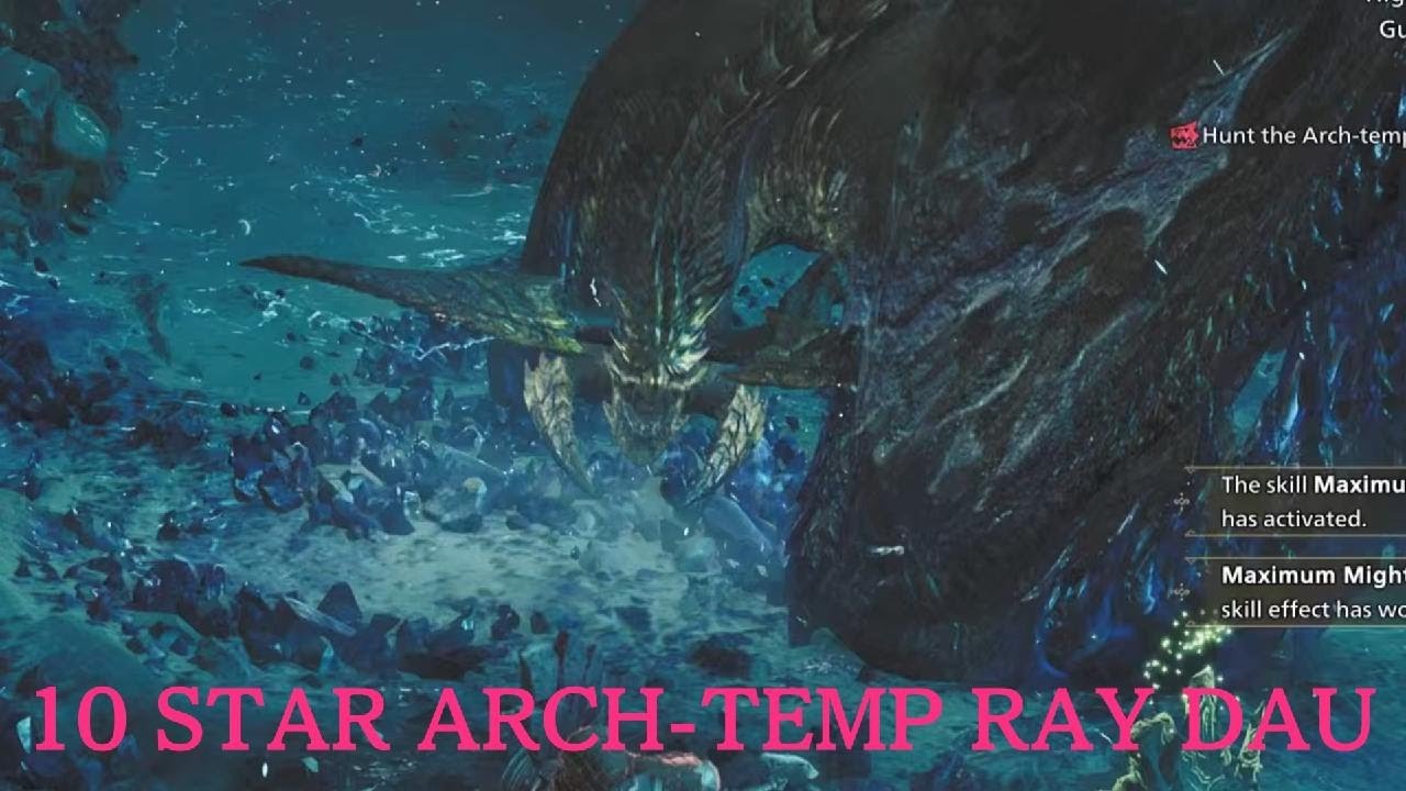 Monster Hunter Wilds: 10 Star Arch-Temperd Ray Dau, No Carts, Solo