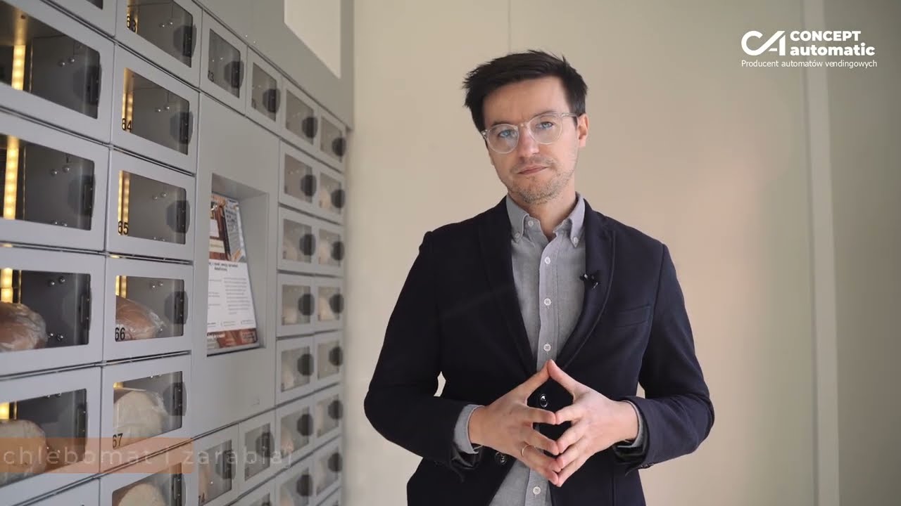 Chlebomat bezobsługowy pawilon do sprzedaży pieczywa
