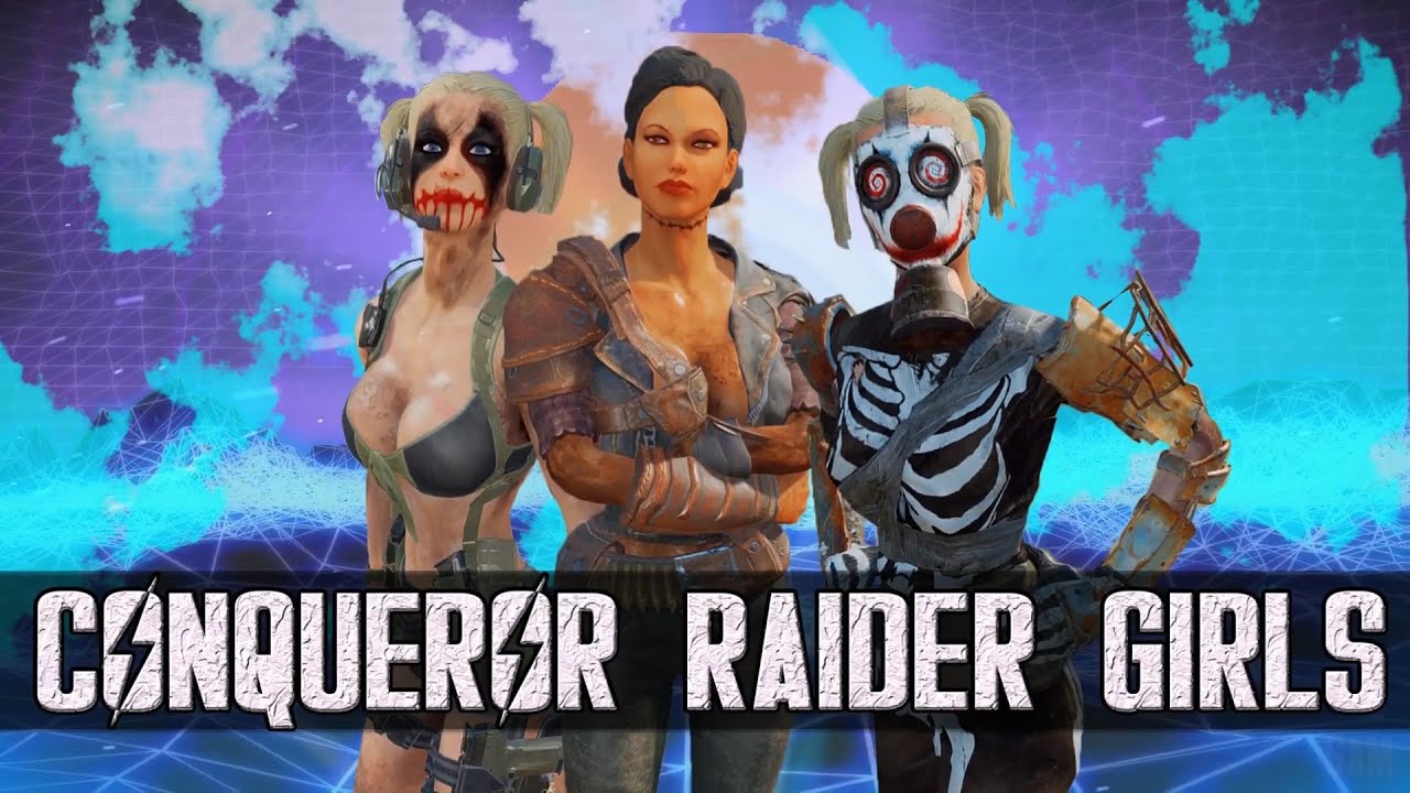 Fallout 4 - CONQUEROR RAIDER GIRLS - Sim Settlements: WALDEN WARLORDS - Xbox One and PC Mods