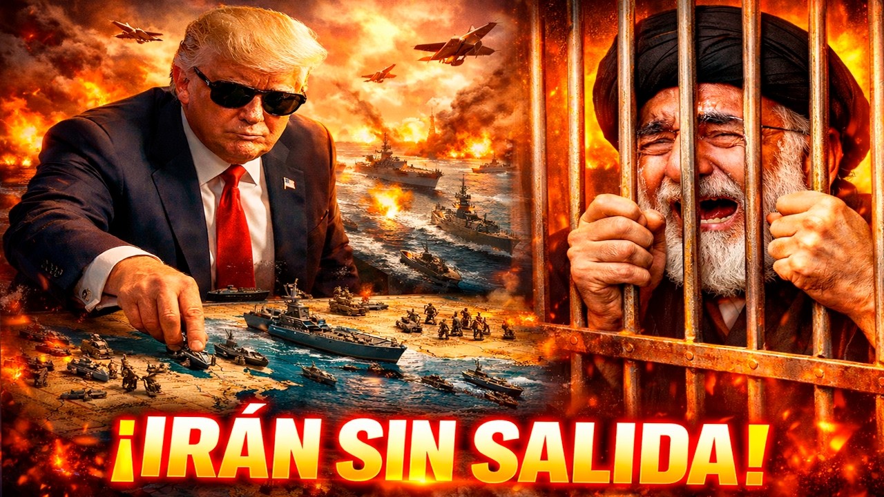 &iexcl;IR&Aacute;N SIN SALIDA! 10,000 SOLDADOS Y BUQUES BLOQUEAN SU SALIDA