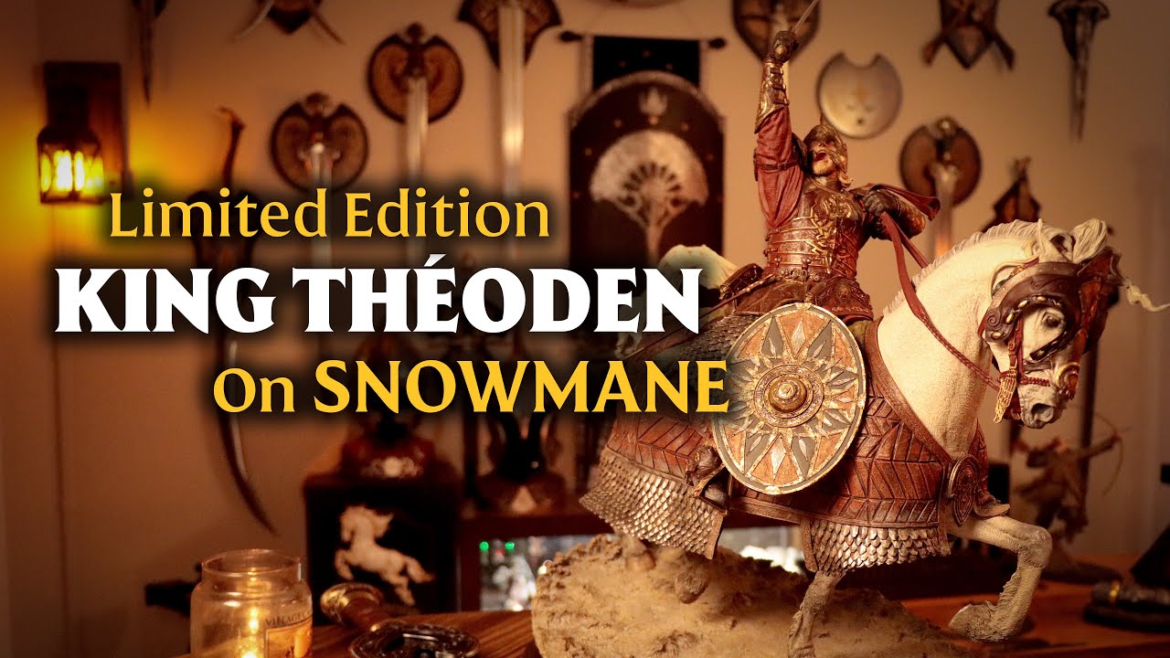King Theoden on Snowmane 1/6 scale Unboxing & Review by Weta Workshop from The Lord of the Rings