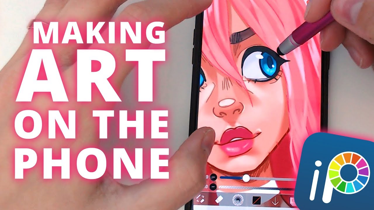 ART on the PHONE challenge 😬💦 First time using Ibis Paint!