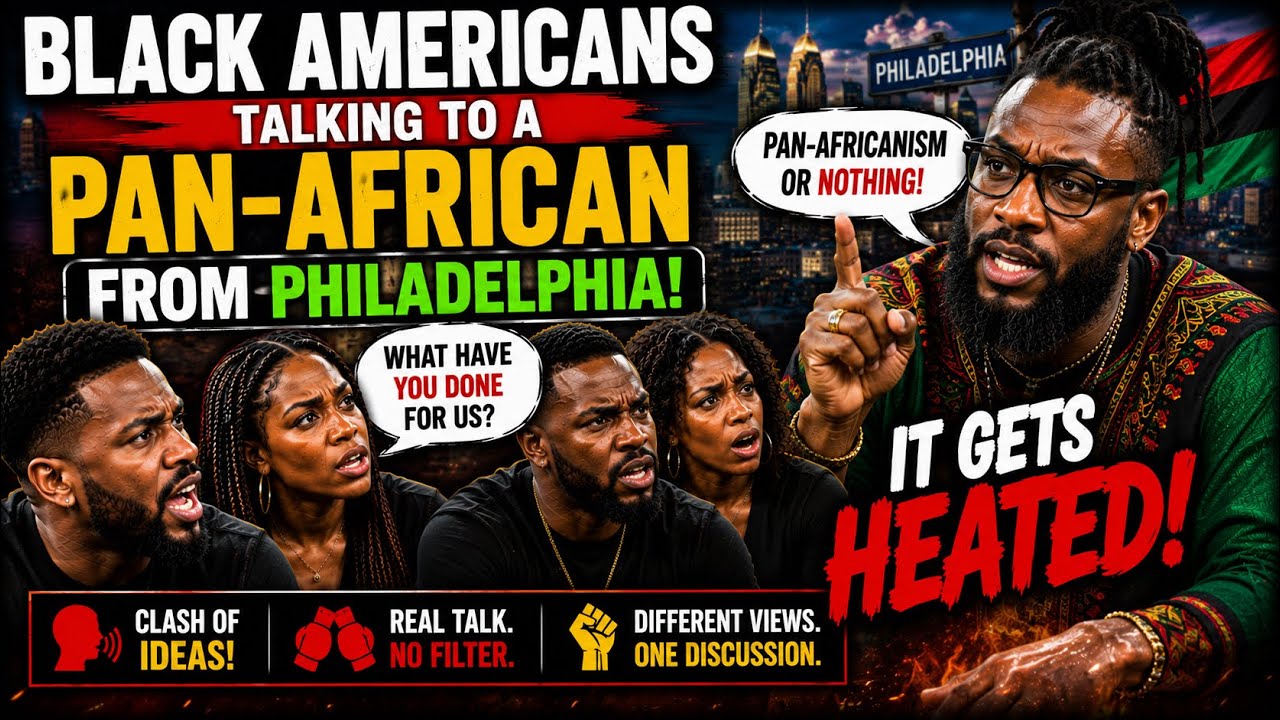 Black Americans vs. a Pan-African From Philadelphia&hellip; This Debate Got HEATED! 😳🔥