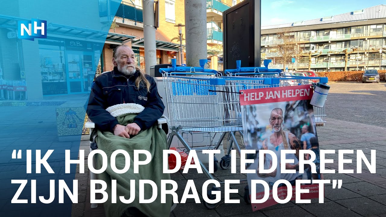 Jan helpt mensen die het niet breed hebben met boodschappen