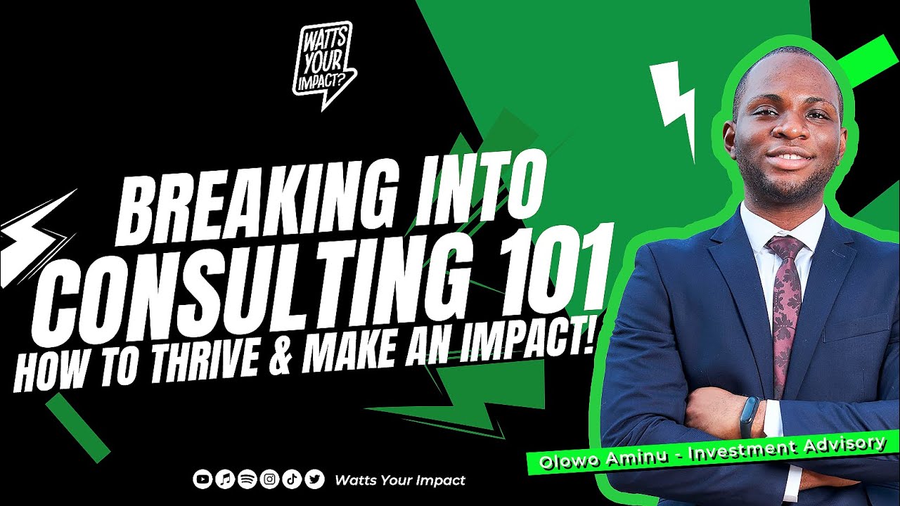 Olowo Aminu on Turning Challenges into Strategic Advantage through Consulting