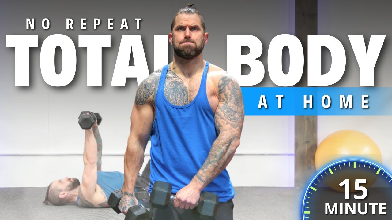 SUMMER 15 min Full Body Dumbbell Workout at home | No repeat workout (Strength & Condition)