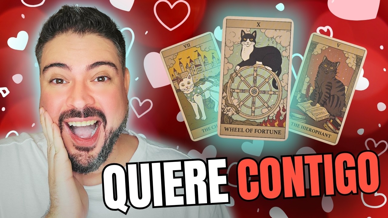 ¿QUIERE AMOR O SOLO JUGAR CONTIGO? 🔮 Tarot Interactivo Atemporal 🔮
