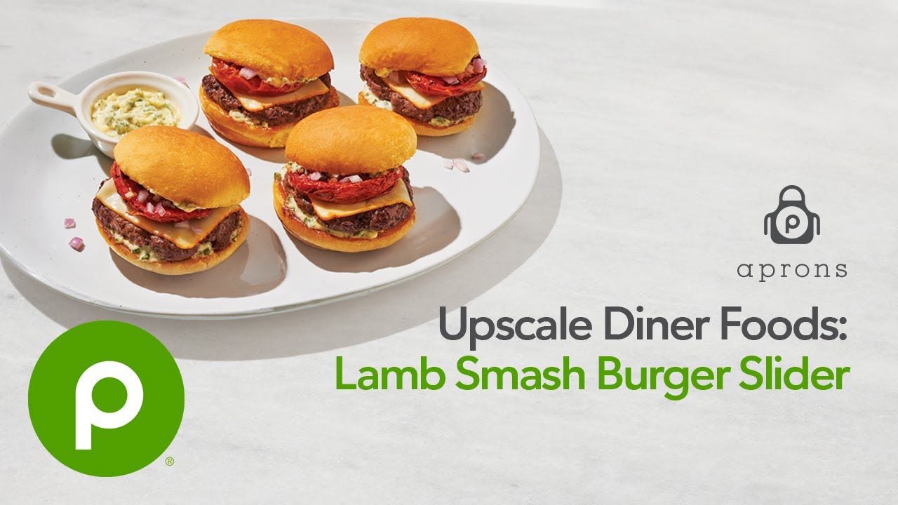 Lamb Smash Burger – Publix Aprons® Cooking School Online.