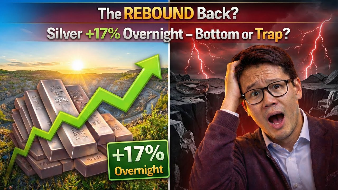 The REBOUND Back? Silver +17% Overnight – Bottom or Trap?