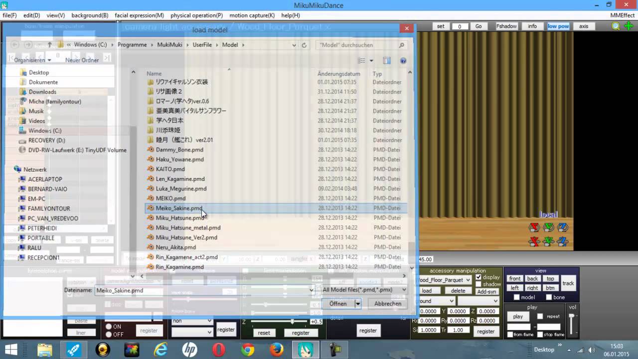 MMD Stage & Model Manipulation Tutorial deutsch