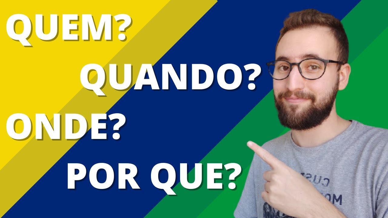 Como fazer perguntas em português? | Pronomes Interrogativos | Vou Aprender Português