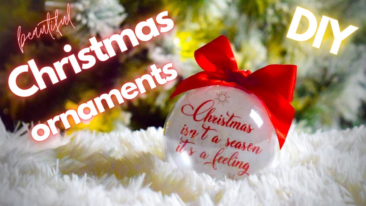 DIY Custom Christmas Tree Ornaments | Tutorial Globuri de Craciun | Bella's Delicious Finds