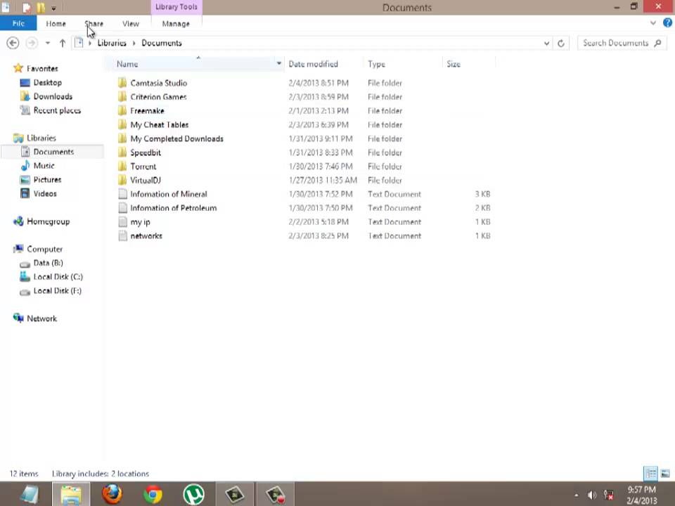 How to hide folders on Windows 8