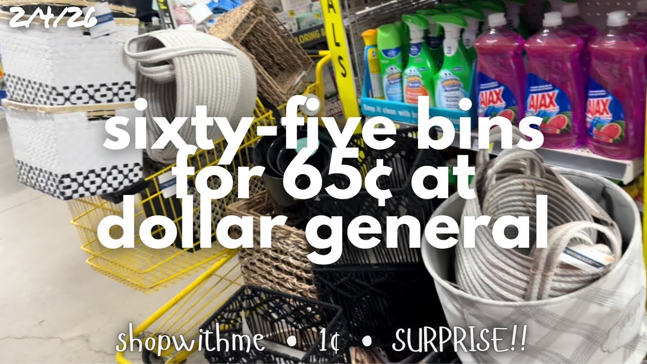 Shop with Me | at Dollar General for the SURPRISE NCI PENNIES on a Wednesday Night; 65 items HAUL