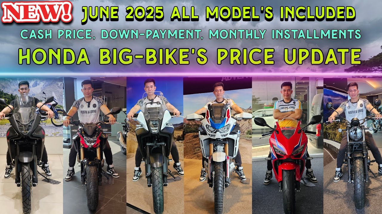 HONDA BIGBIKES PRICE UPDATE PHILIPPINES JUNE 2025