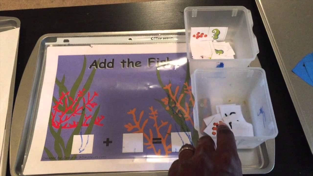 Preschool and Kindergarten Learning Activities: Math, Spelling and Logic Activities  (Ocean Themed)