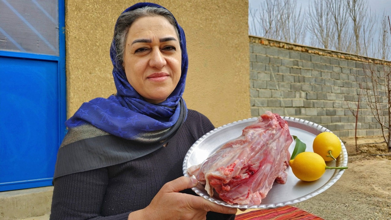 Traditional Persian LAMB NECK with Rice
