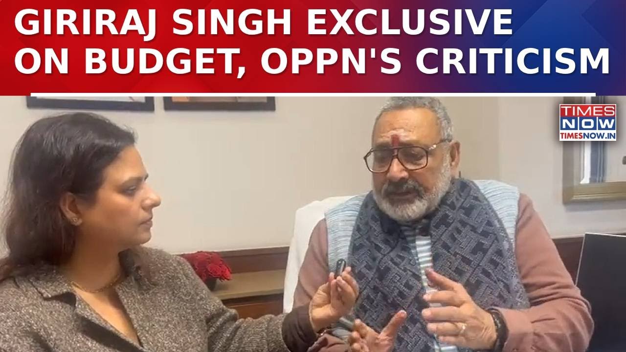 Budget 2026 Politics: Union Minister Giriraj Singh Exclusive As Opposition Decries Modi Govt