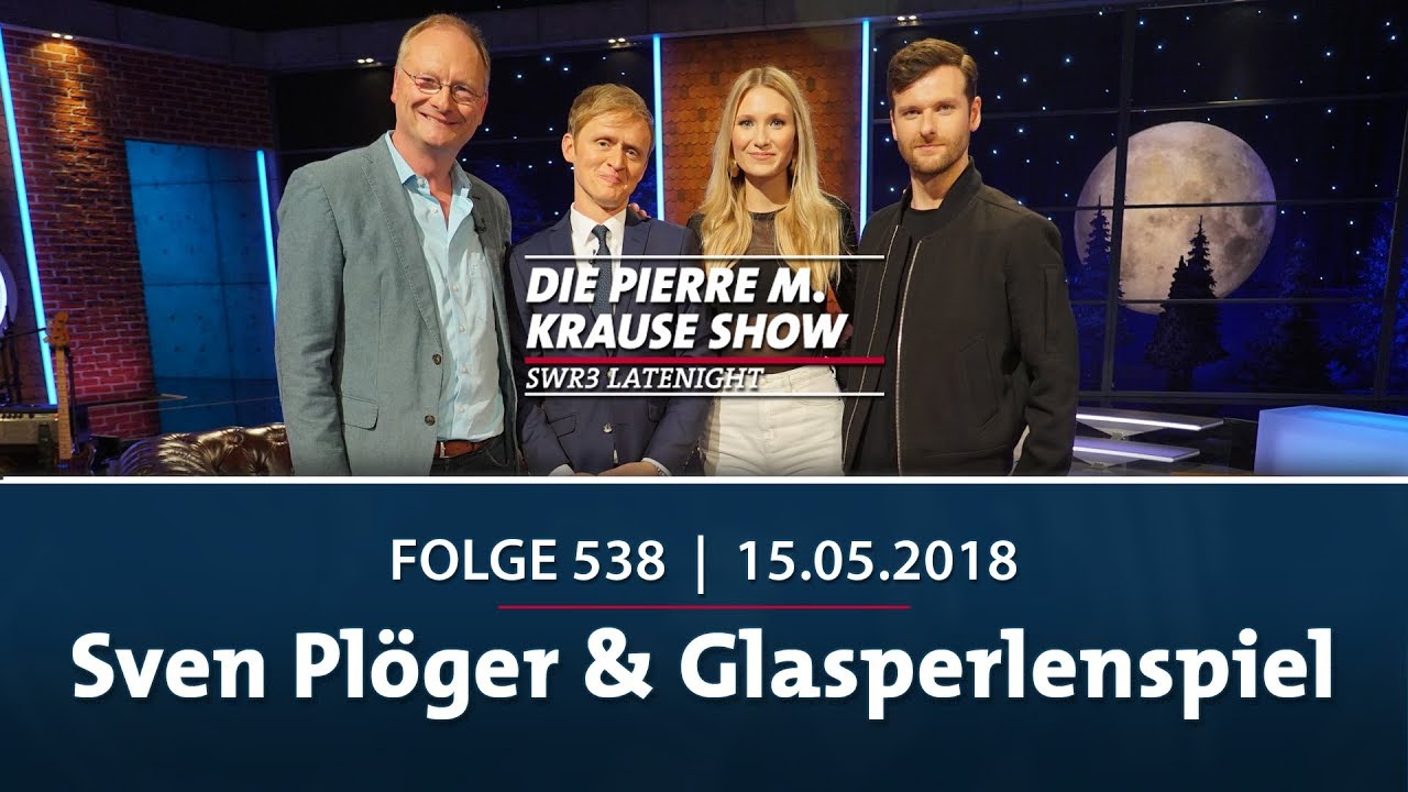 Die Pierre M. Krause Show | Folge 538 | Sven Pl&ouml;ger & Regina Hixt & Glasperlenspiel