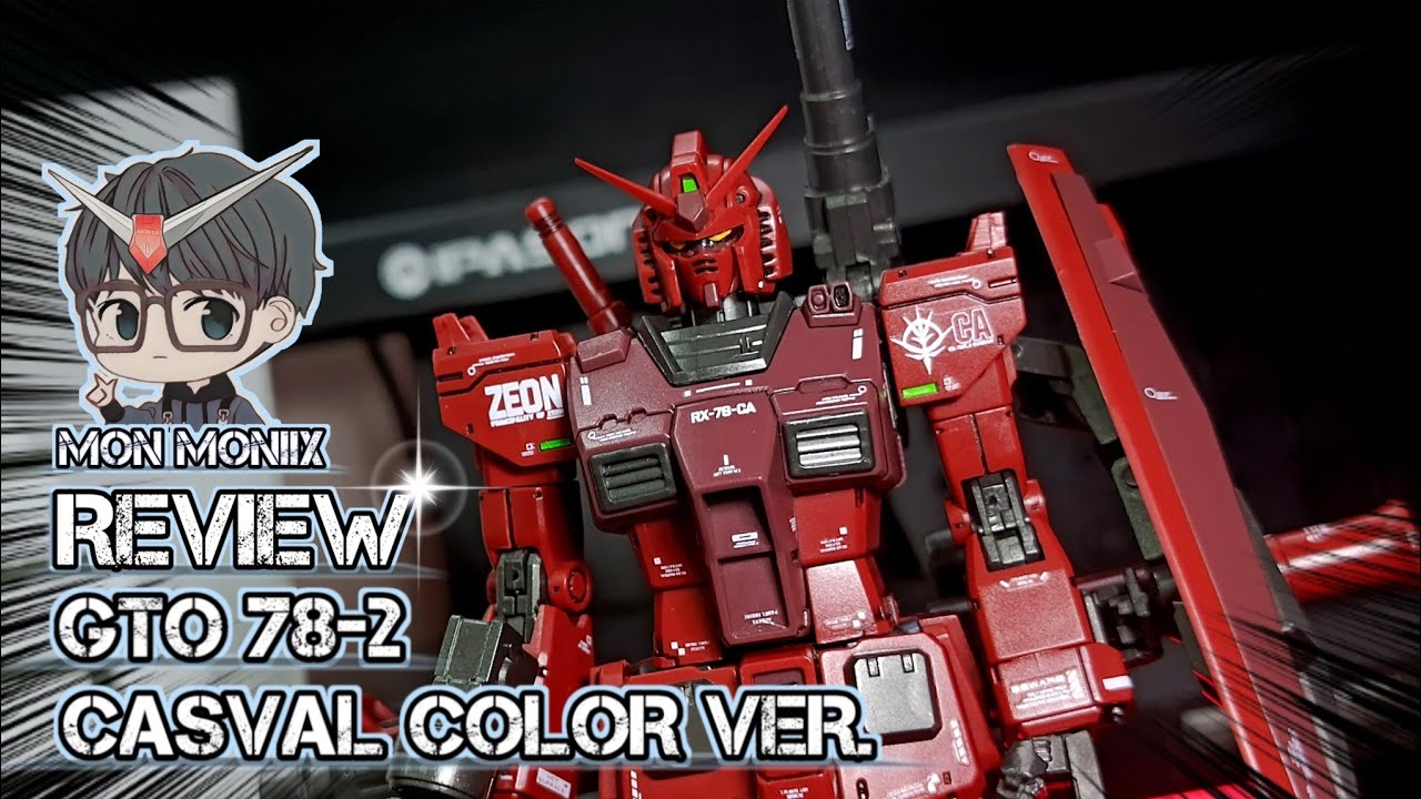 REVIEW HG1/144 GTO RX-78 CASVAL COLOR VER. สีแดงแรงสามเท่า #กันพลา #โมจีน #gundam #model #review