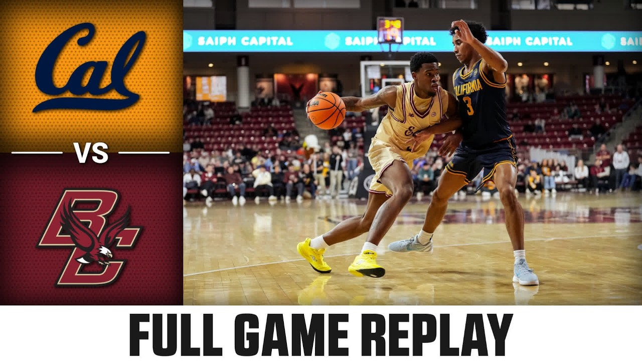 Cal vs. Boston College Full Game Replay | 2025-26 ACC Men's Basketball